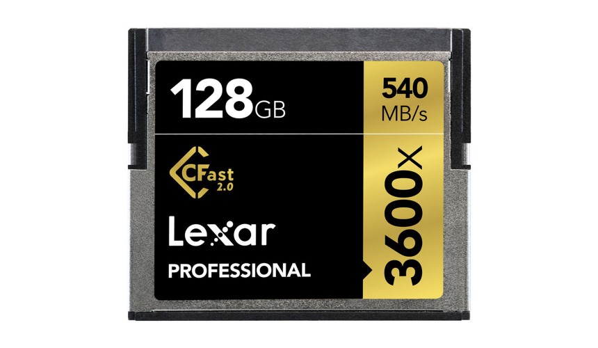 Lexar CFast 2.0 128GB Professional 540MB/s