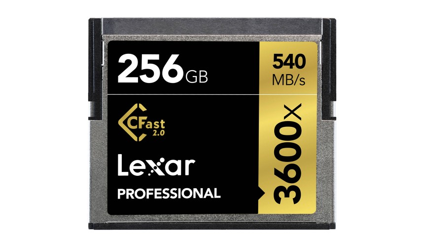 Lexar CFast 2.0 256GB Professional 540MB/s